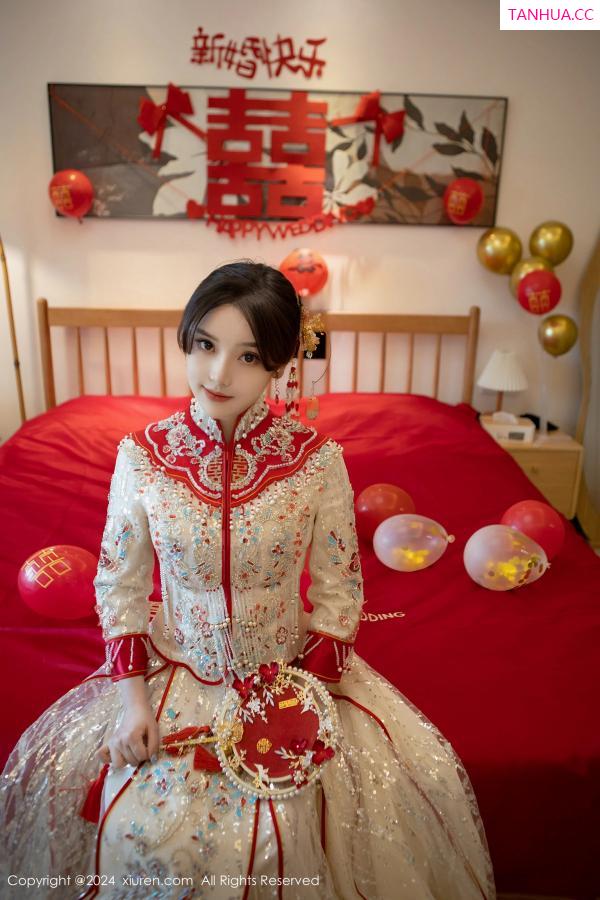 豆瓣酱  [XiuRen]高清写真图 2024.06.28 No.8780 豆瓣酱 新娘服饰第60张图片